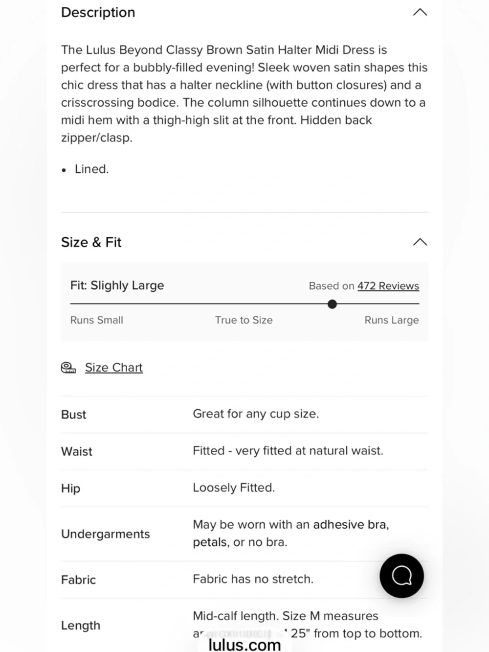 NWT Lulus Beyond Classy Brown Satin Halter Midi Dress - Picture 5 of 7